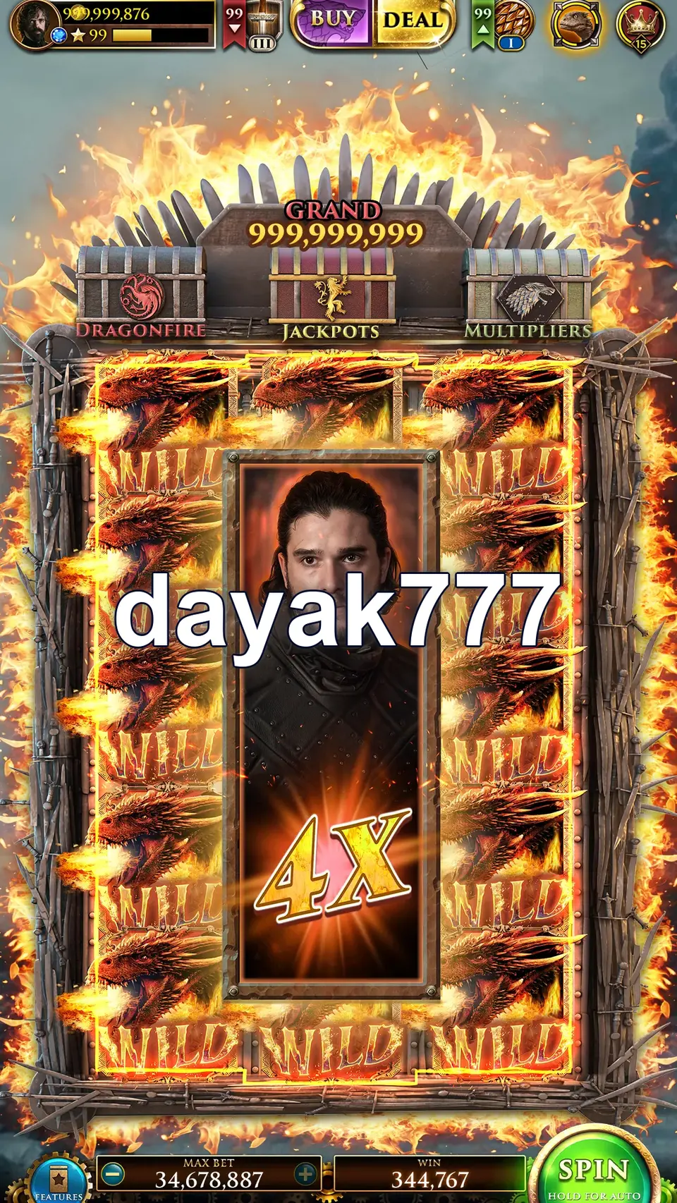 dayak777 Tangkapan Layar Resmi APK